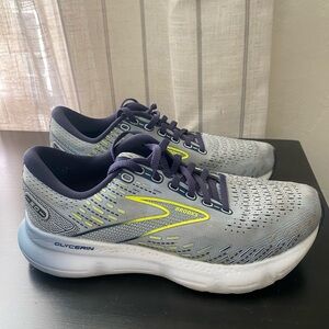 Brooks Blue and Gray Athletic Shoes